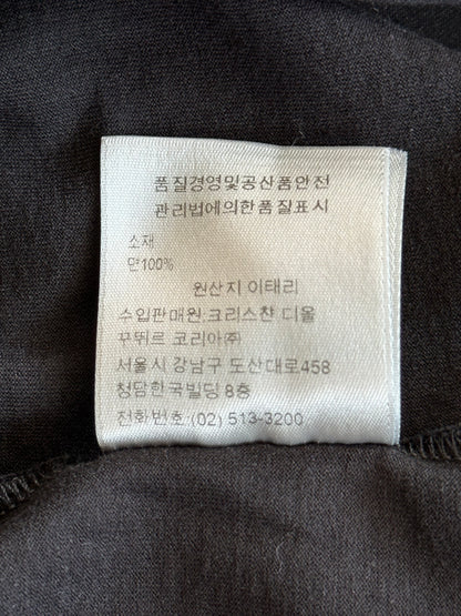 Dior Black CD Icon Embroidered T-Shirt