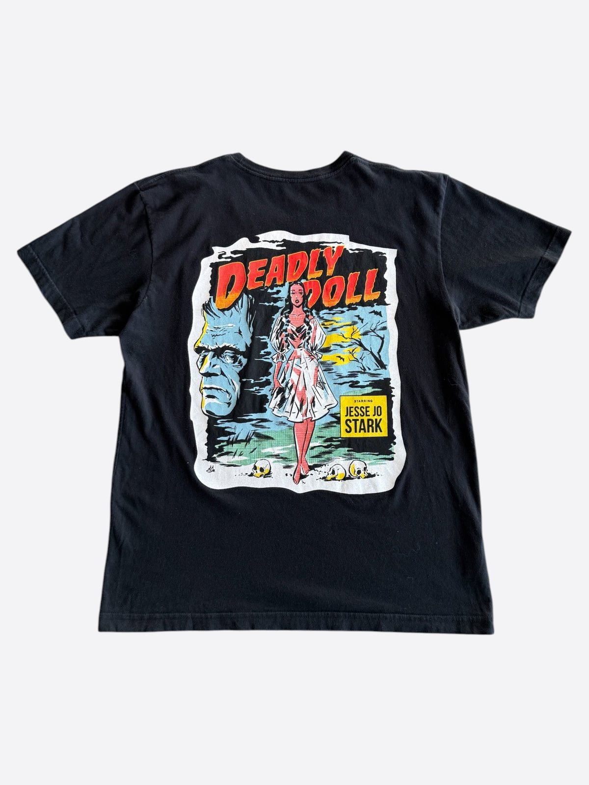 Chrome Hearts Black & Multicolor Deadly Doll T-Shirt