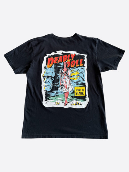 Chrome Hearts Black & Multicolor Deadly Doll T-Shirt