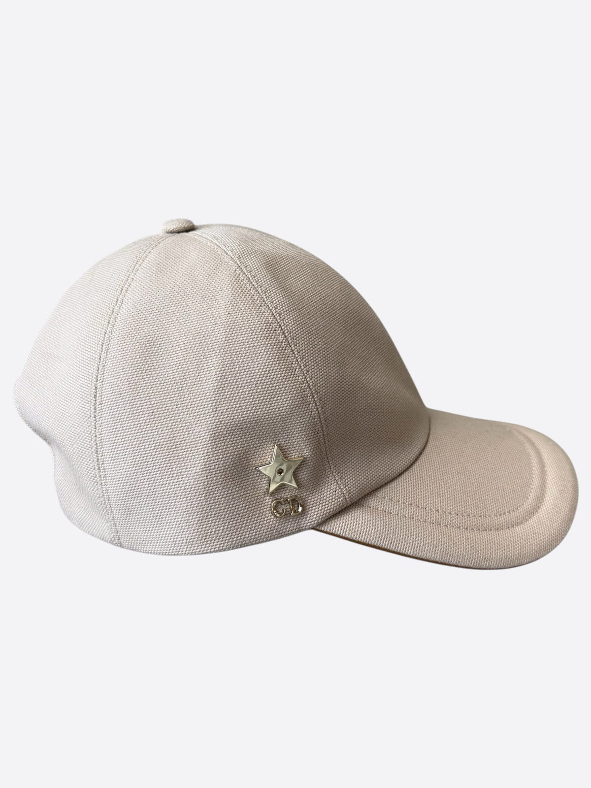 Dior Beige Star Pin Hat
