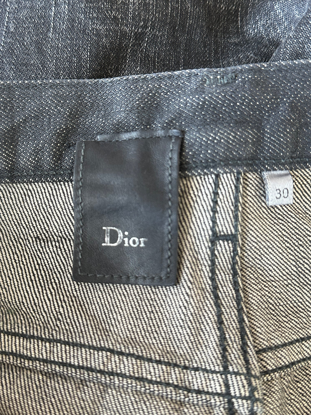 Dior Black Denim Shorts