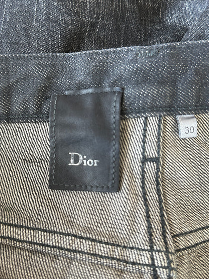 Dior Black Denim Shorts