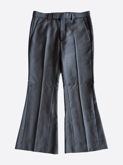 Dior Black Pleated Wool Pants
