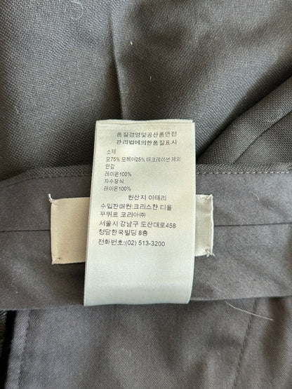 Dior Black Pleated Wool Pants