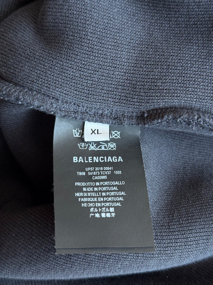 Balenciaga Black Speedhunters Tour Graphic Hoodie