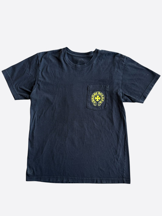 Chrome Hearts Black & Yellow Made In Hollywood T-Shirt