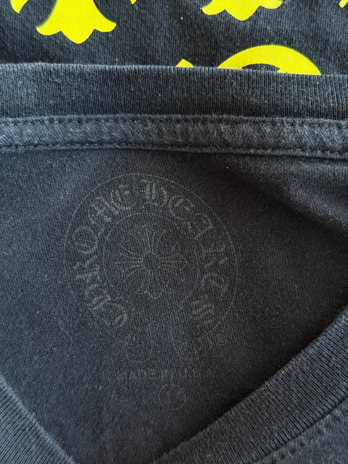 Chrome Hearts Black & Yellow Made In Hollywood T-Shirt
