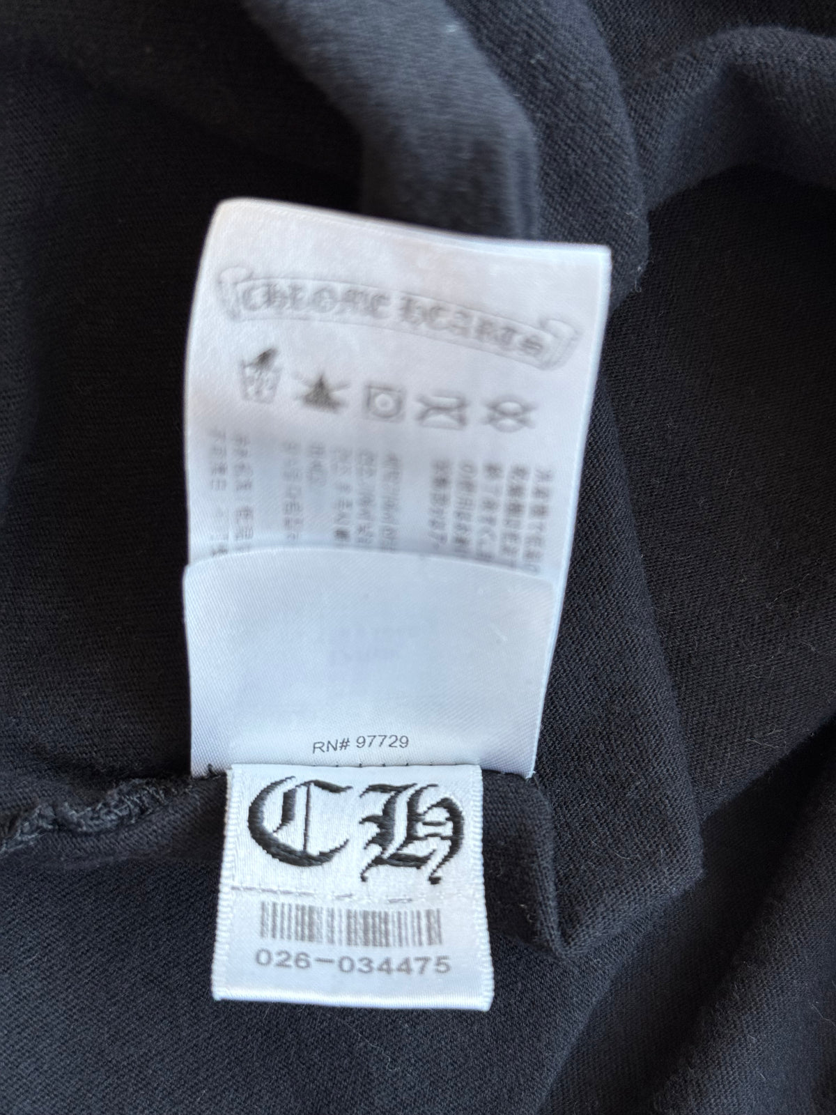 Chrome Hearts Black & Yellow Made In Hollywood T-Shirt