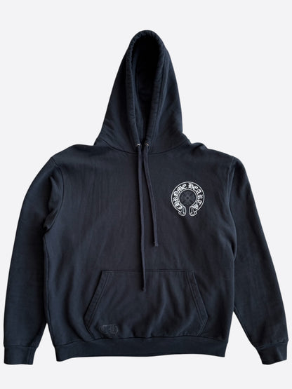 Chrome Hearts Black & White Las Vegas Horseshoe Logo Hoodie