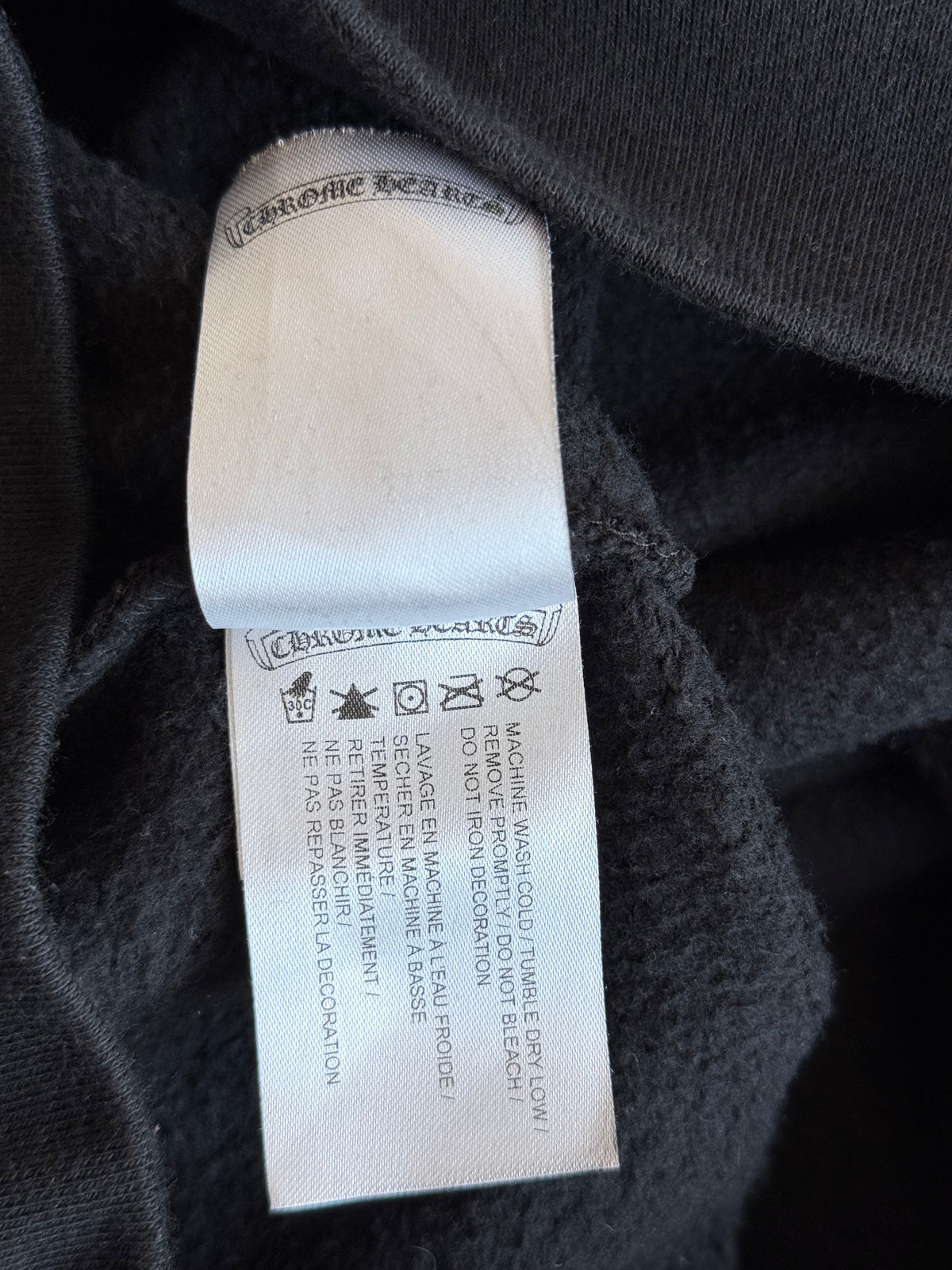 Chrome Hearts Black & White Las Vegas Horseshoe Logo Hoodie