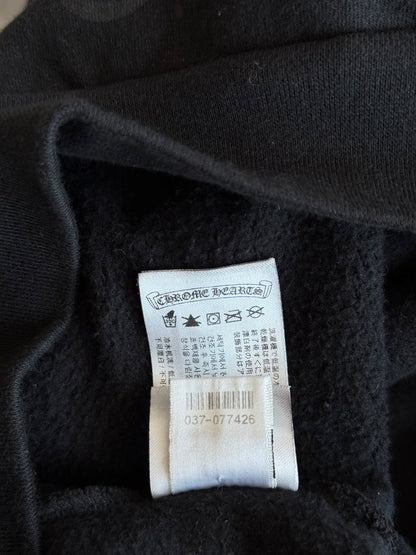Chrome Hearts Black & White Las Vegas Horseshoe Logo Hoodie