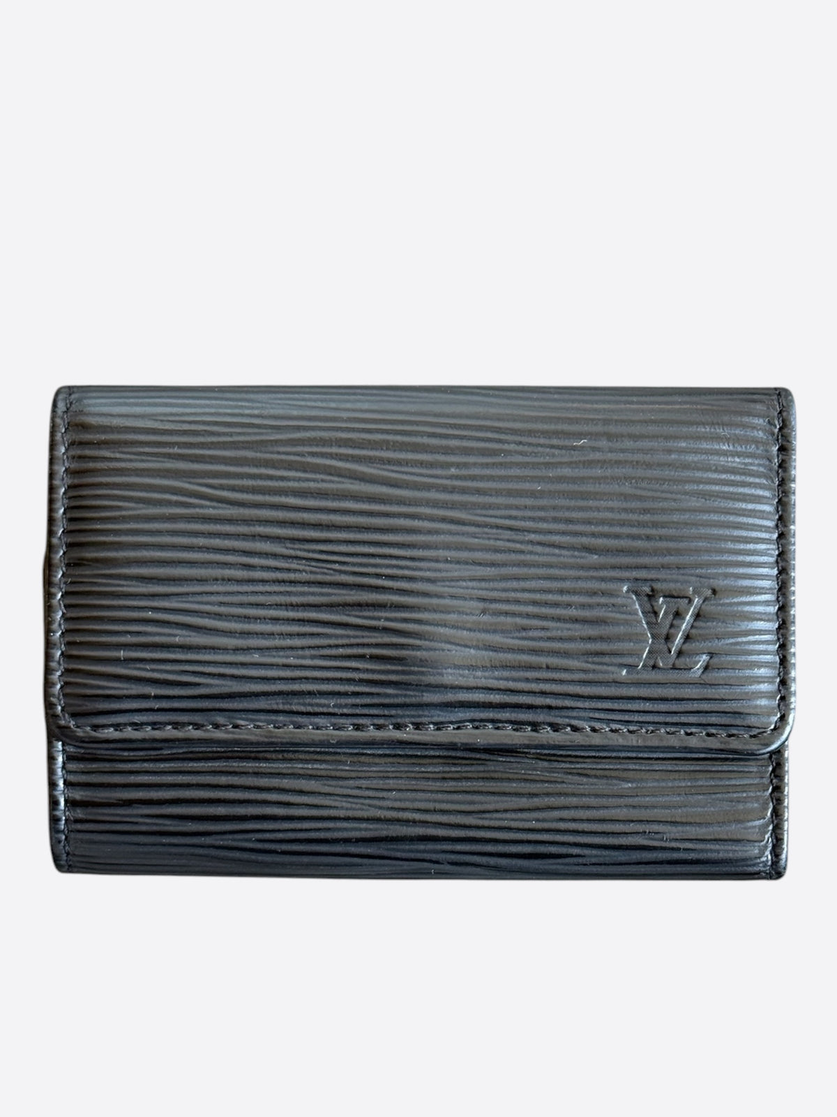 Louis Vuitton Black Epi Key Holder