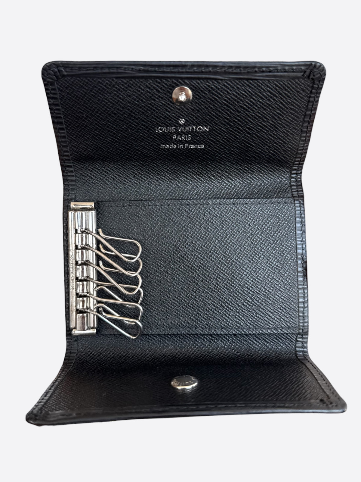 Louis Vuitton Black Epi Key Holder
