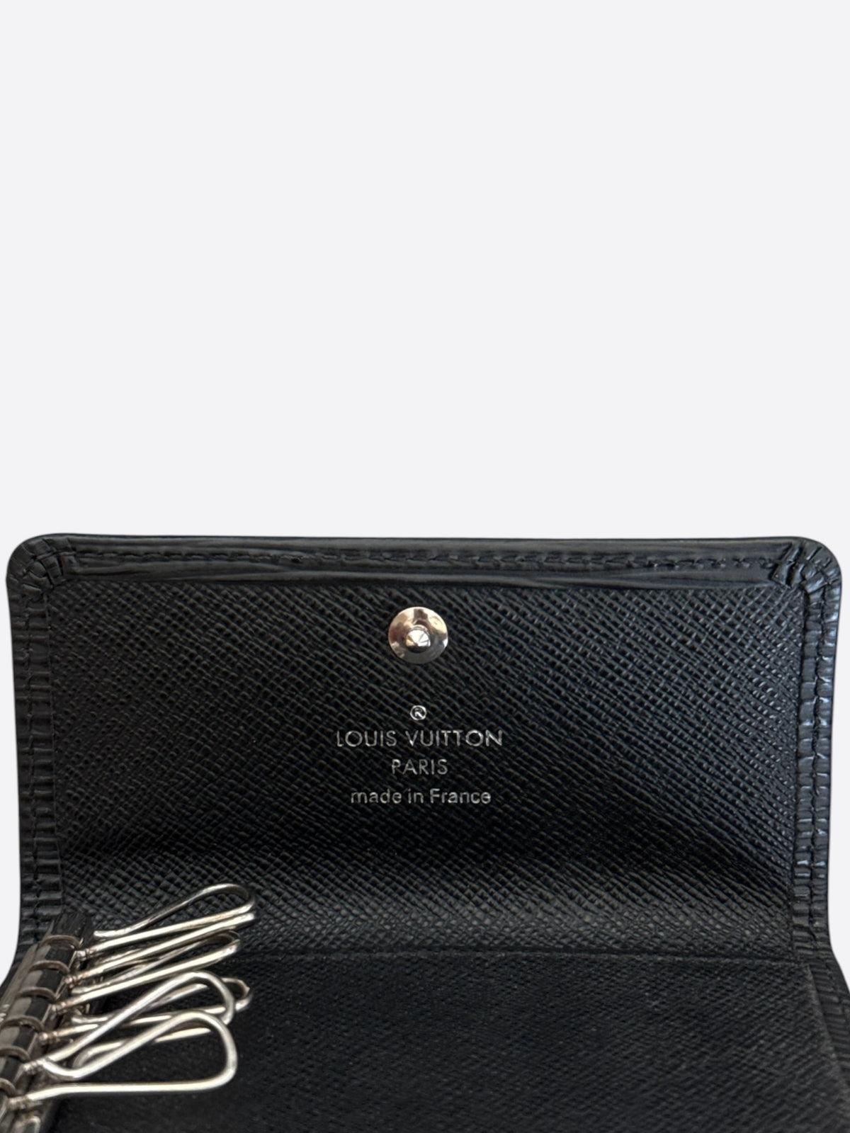 Louis Vuitton Black Epi Key Holder