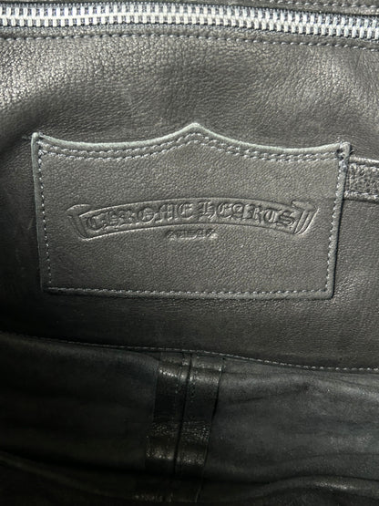 Chrome Hearts Black Cross Patch Gunslinger Messenger Bag