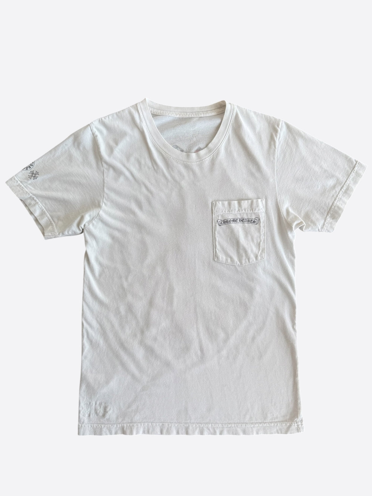 Chrome Hearts White & Purple Dagger T-shirt