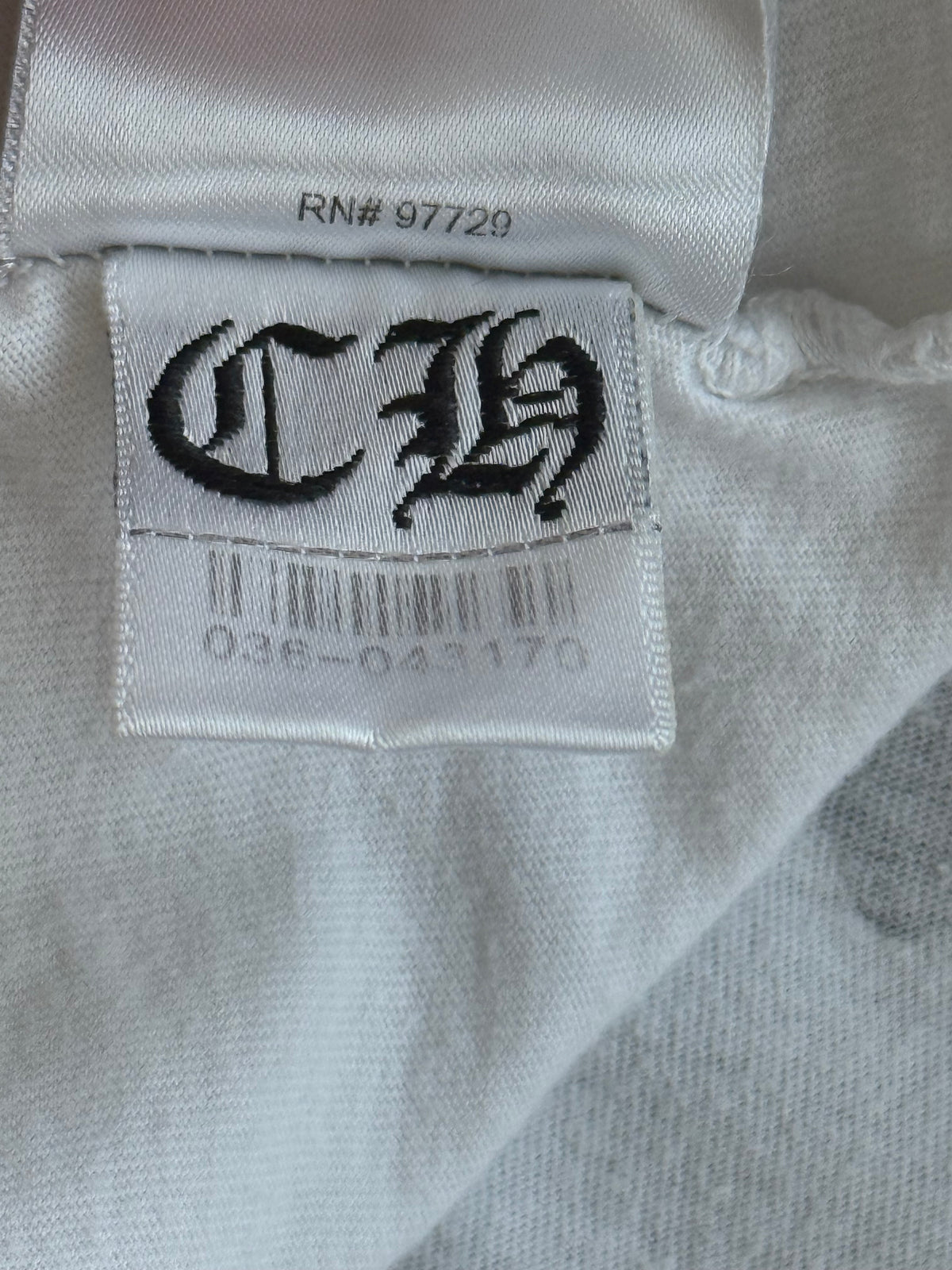 Chrome Hearts White & Purple Dagger T-shirt
