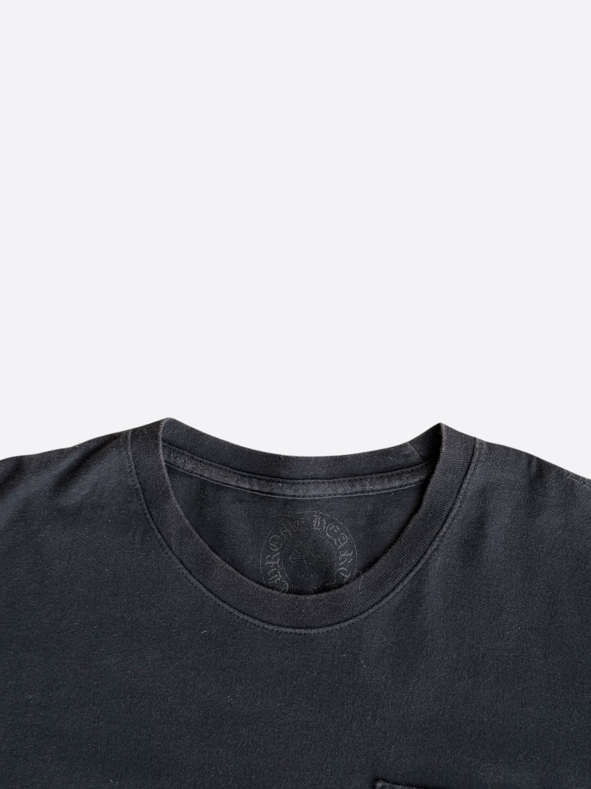 Chrome Hearts Black & White Hong Kong Exclusive Horseshoe Logo T-Shirt
