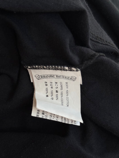 Chrome Hearts Black & White Hong Kong Exclusive Horseshoe Logo T-Shirt