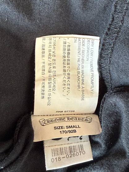 Chrome Hearts Black & White Hong Kong Exclusive Horseshoe Logo T-Shirt