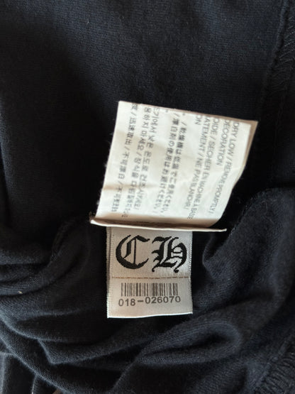 Chrome Hearts Black & White Hong Kong Exclusive Horseshoe Logo T-Shirt