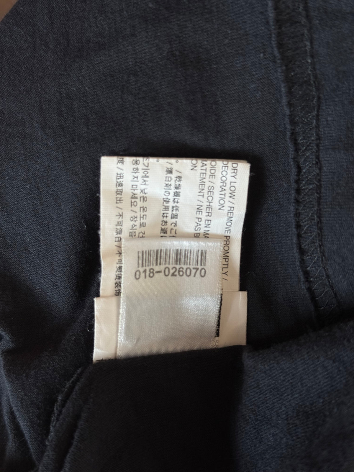 Chrome Hearts Black & White Hong Kong Exclusive Horseshoe Logo T-Shirt