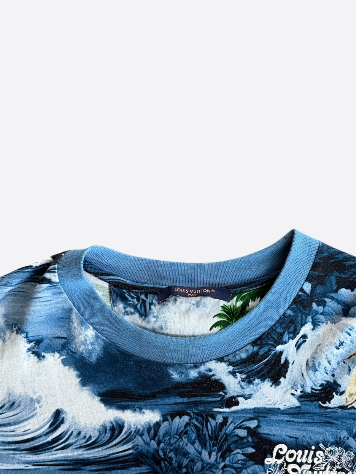 Louis Vuitton Blue Surf Print T-Shirt
