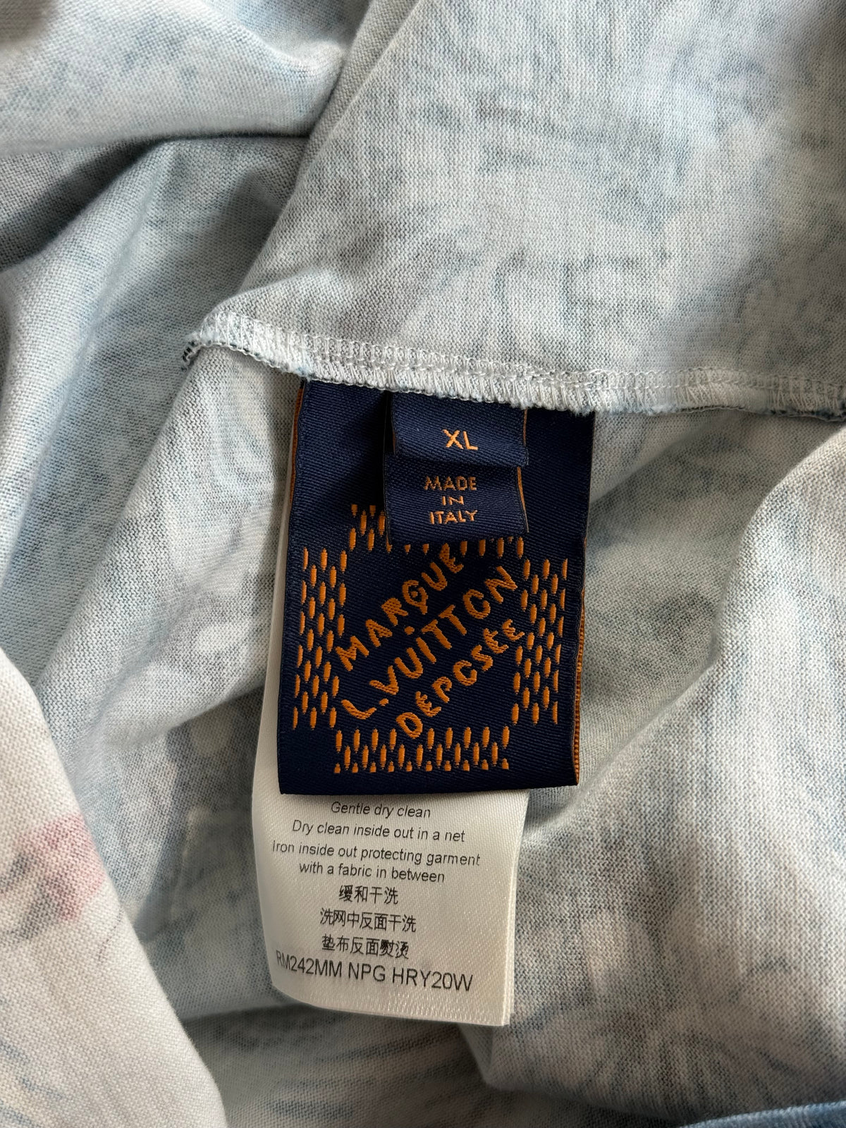 Louis Vuitton Blue Surf Print T-Shirt
