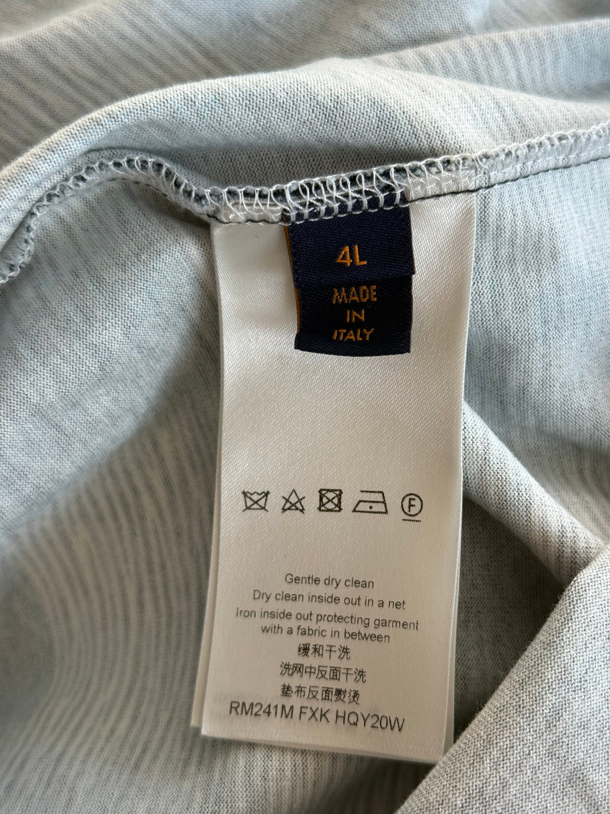 Louis Vuitton Blue Damier Rush T-Shirt