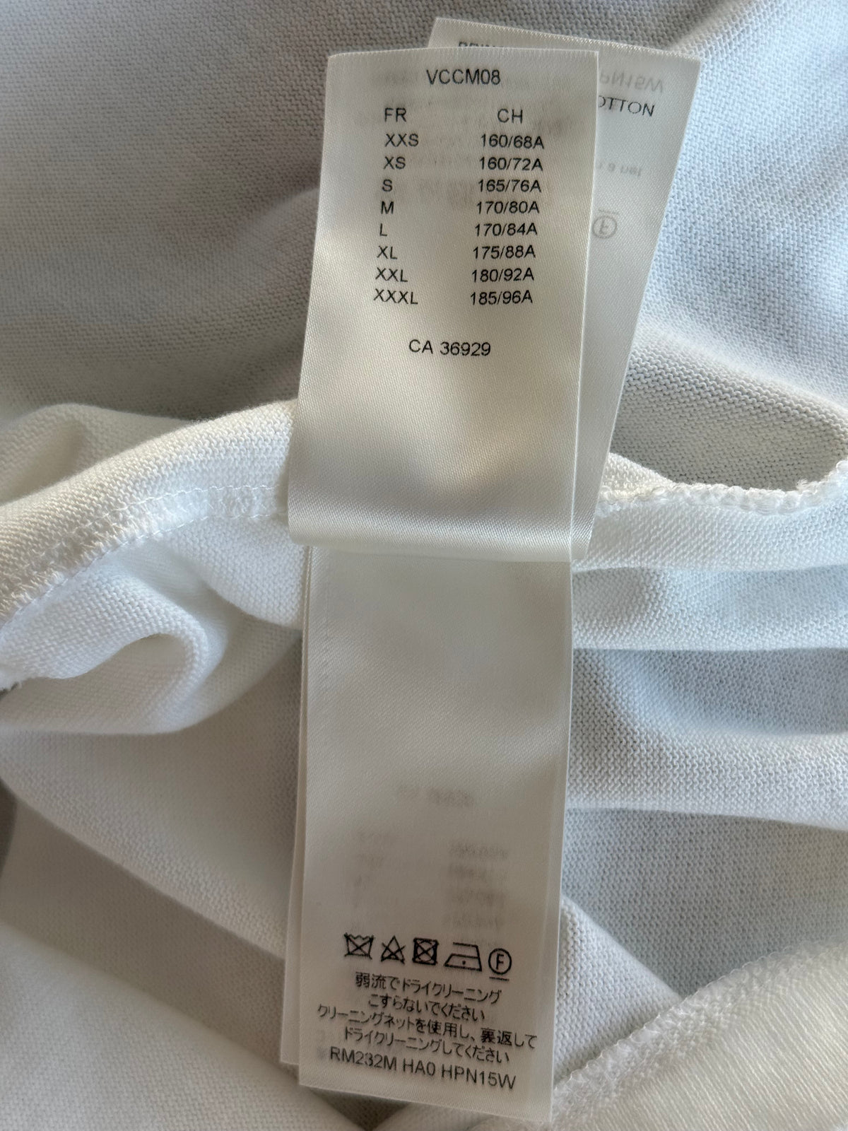 Louis Vuitton White LVM Graphic Intarsia T-Shirt