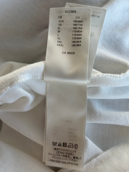 Louis Vuitton White LVM Graphic Intarsia T-Shirt