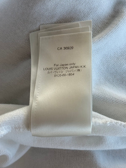 Louis Vuitton White LVM Graphic Intarsia T-Shirt