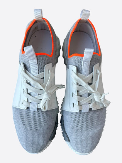 Hermes White & Grey Depart Sneakers