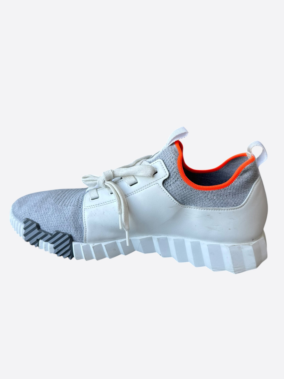 Hermes White & Grey Depart Sneakers