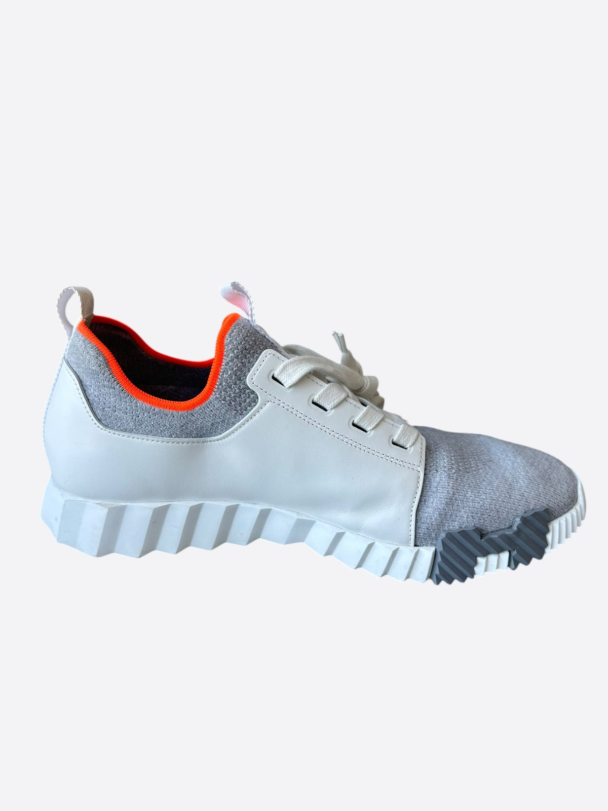 Hermes White & Grey Depart Sneakers