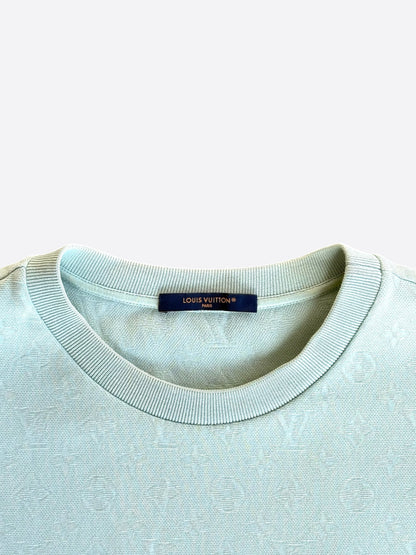 Louis Vuitton Light Blue Monogram Pocket T-Shirt