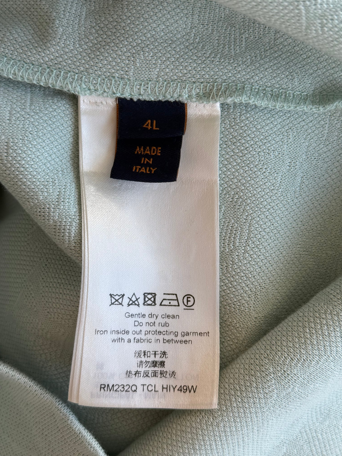 Louis Vuitton Light Blue Monogram Pocket T-Shirt