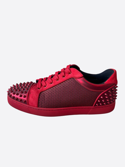 Christian Louboutin Red Seavaste 2 Orlato Sneakers