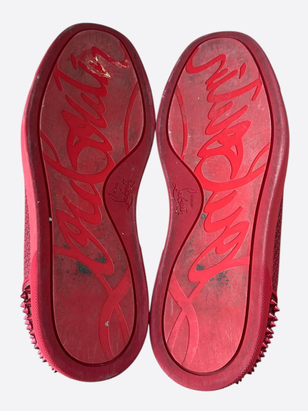 Christian Louboutin Red Seavaste 2 Orlato Sneakers