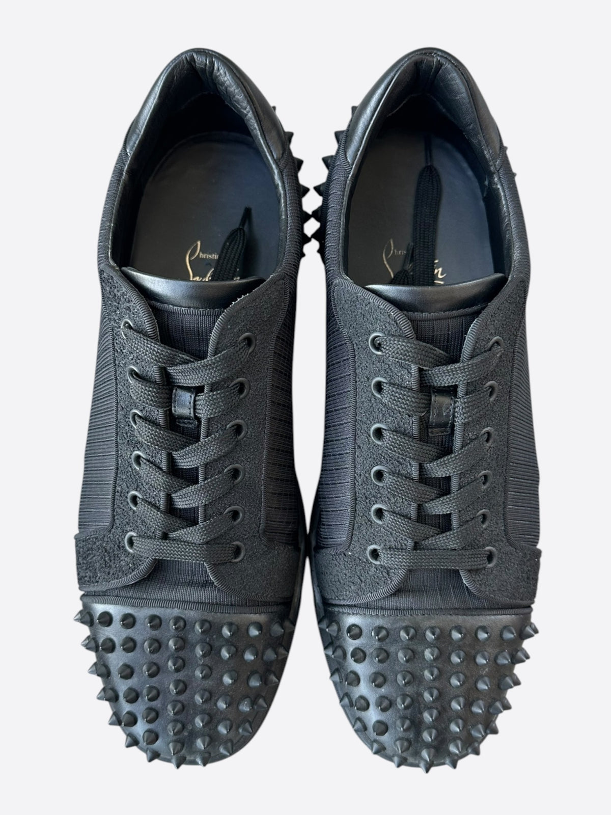 Christian Louboutin Black Seavaste 2 Orlato Sneakers