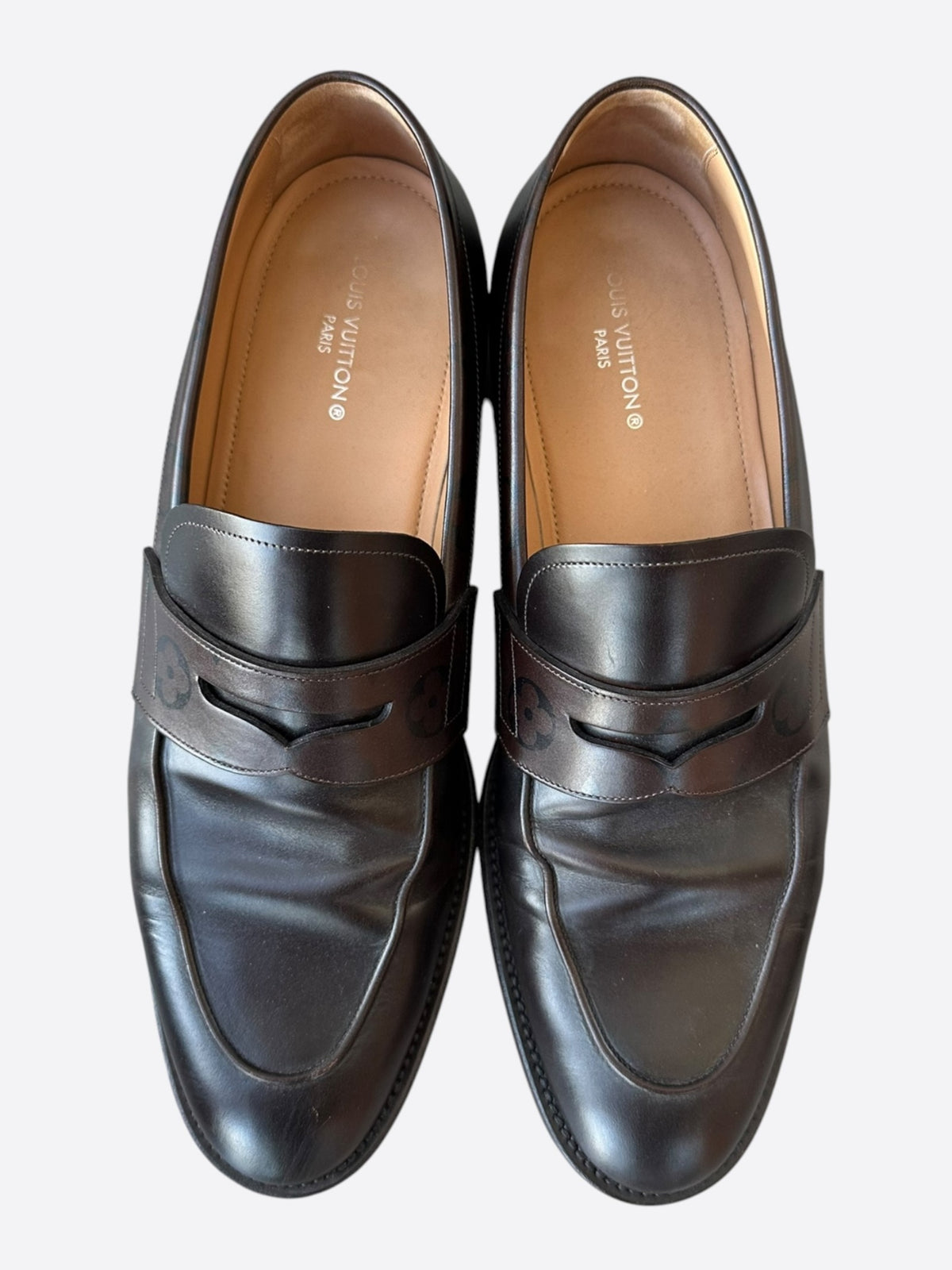 Louis Vuitton Brown Monogram Loafers
