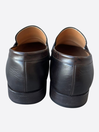 Louis Vuitton Brown Monogram Loafers