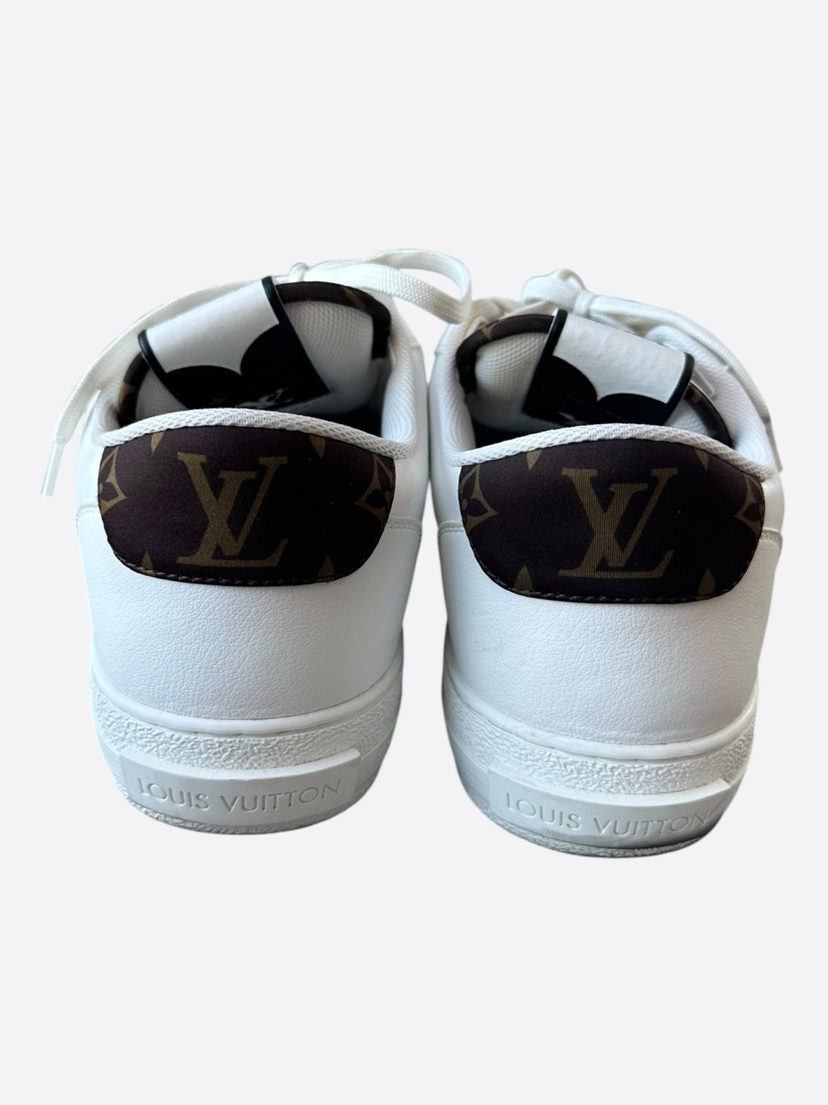 Louis Vuitton White & Grey Charlie Sneakers