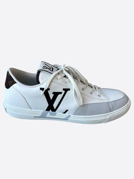 Louis Vuitton White & Grey Charlie Sneakers