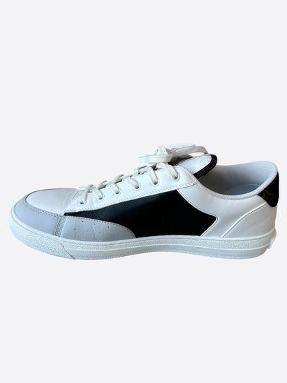 Louis Vuitton White & Grey Charlie Sneakers