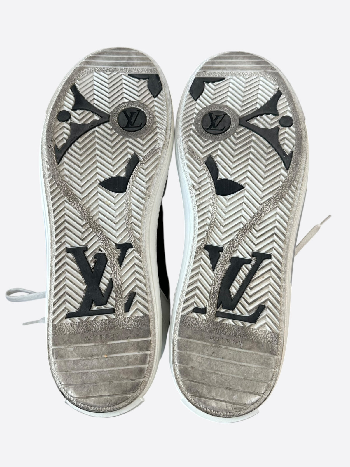 Louis Vuitton White & Grey Charlie Sneakers