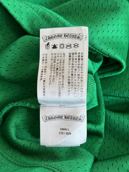 Chrome Hearts Green & Yellow Floral Nylon Mesh Longsleeve Jersey