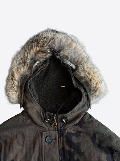 Louis Vuitton Supreme Camouflage Monogram Denim Parka