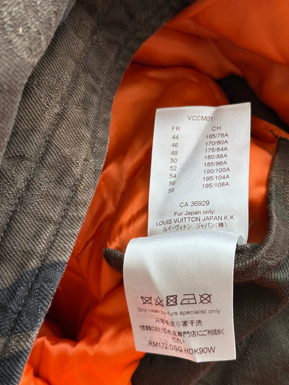 Louis Vuitton Supreme Camouflage Monogram Denim Parka