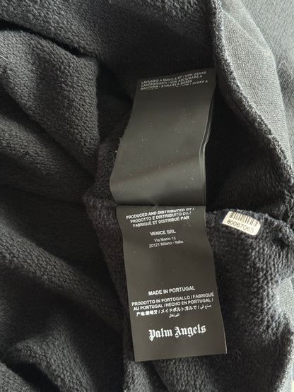 Palm Angels Black & White Cities Logo Sweater